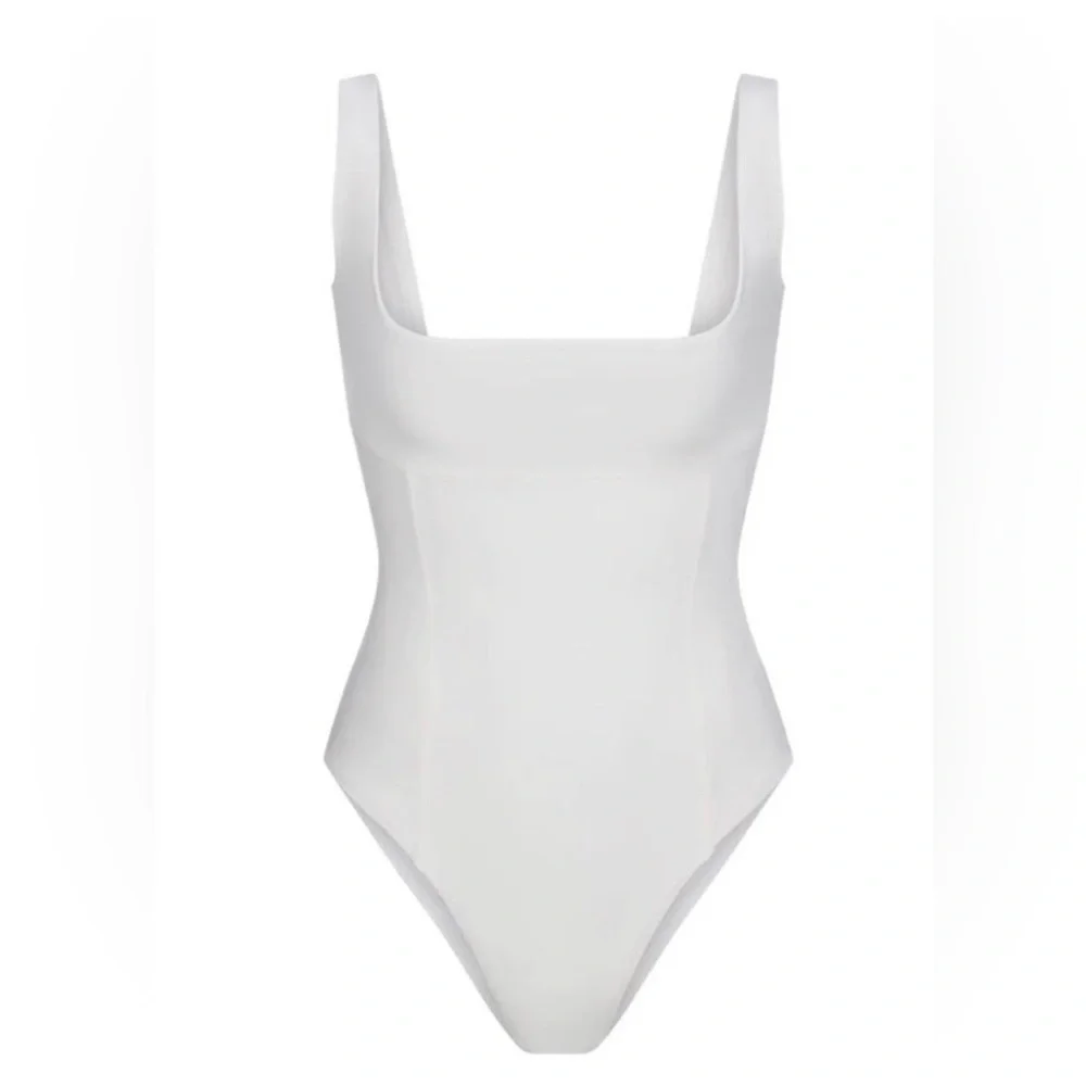 SKIMS White One Piece Swimsuit‎